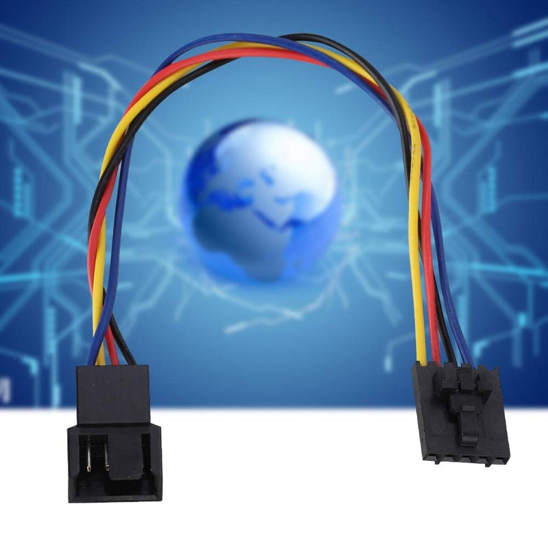 fosa 5Pcs 5Pin to 4Pin Adapter Cable Fan Connector Adapter Converter Extension Cable Cord for Dedicated Fans - Image 4